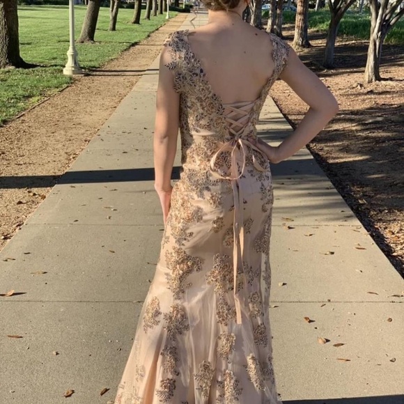 Cindy USA  Mermaid Corset back  prom, Bride, Birthday, Evening gown PLUS 3X - Picture 4 of 17